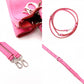 Christian Dior Diorissimo Handbag, Leather, Pink, 2-way, Silver Hardware