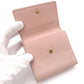 CHANEL Coco Logo Bifold Wallet, Leather, Pink, Women's, CC Logo, Gold Hardware