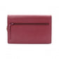 CHANEL Chain Wallet Shoulder Bag, Leather, Red, Gold Hardware