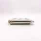 Bottega Veneta Intrecciato Coin Purse, Leather, White, Gold Hardware, Wallet