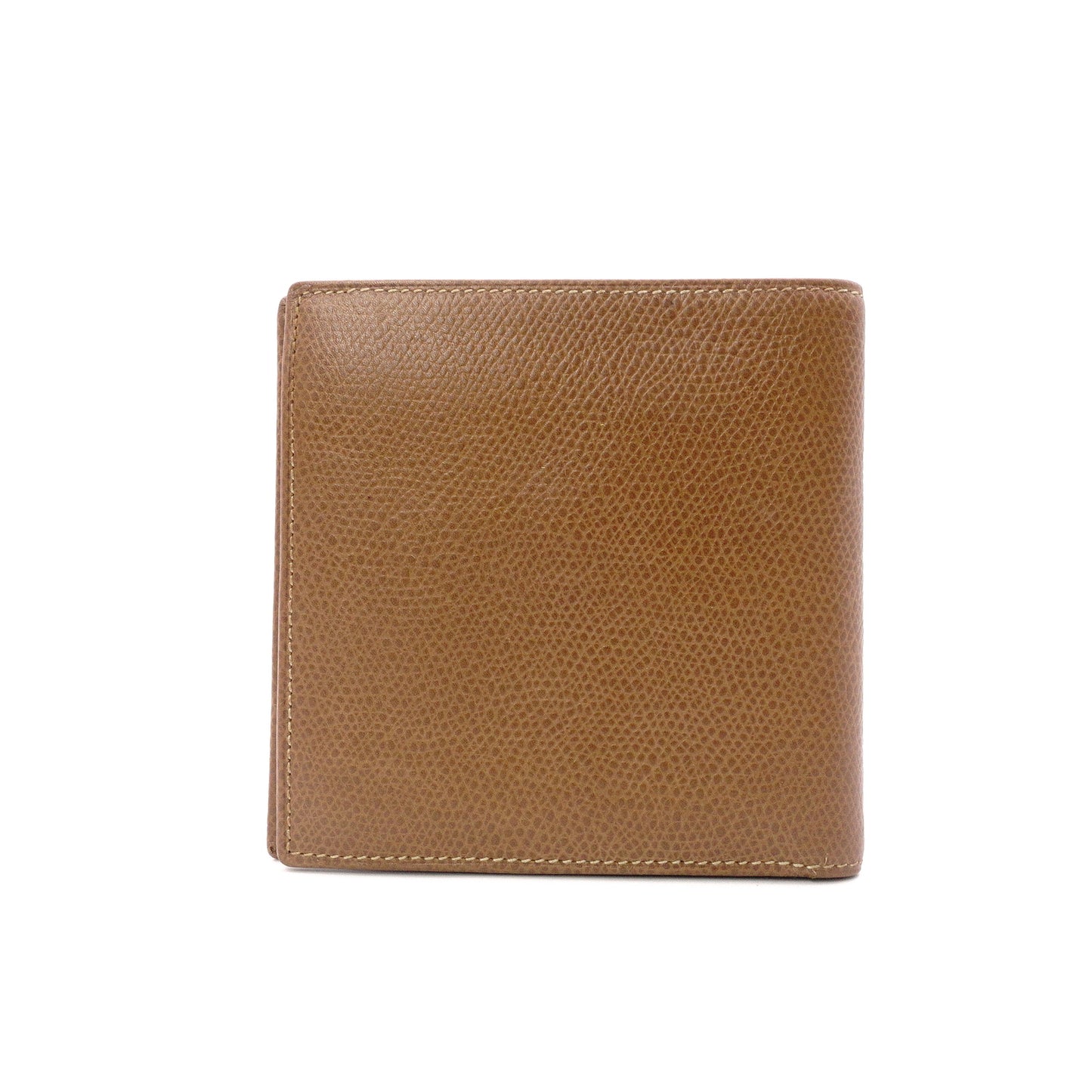 LOEWE Anagram Bifold Wallet, Leather, Brown, Women's, Vintage, Logo, Brown