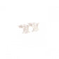 CELINE Triomphe Earrings, 925 silver, silver logo