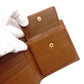 LOEWE Anagram Bifold Wallet, Leather, Brown, Women's, Vintage, Logo, Brown