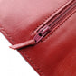 CHANEL Chain Wallet Shoulder Bag, Leather, Red, Gold Hardware