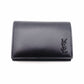 SAINT LAURENT Cassandra Key Case, Leather, Black, YSL, Keys, Matte Black