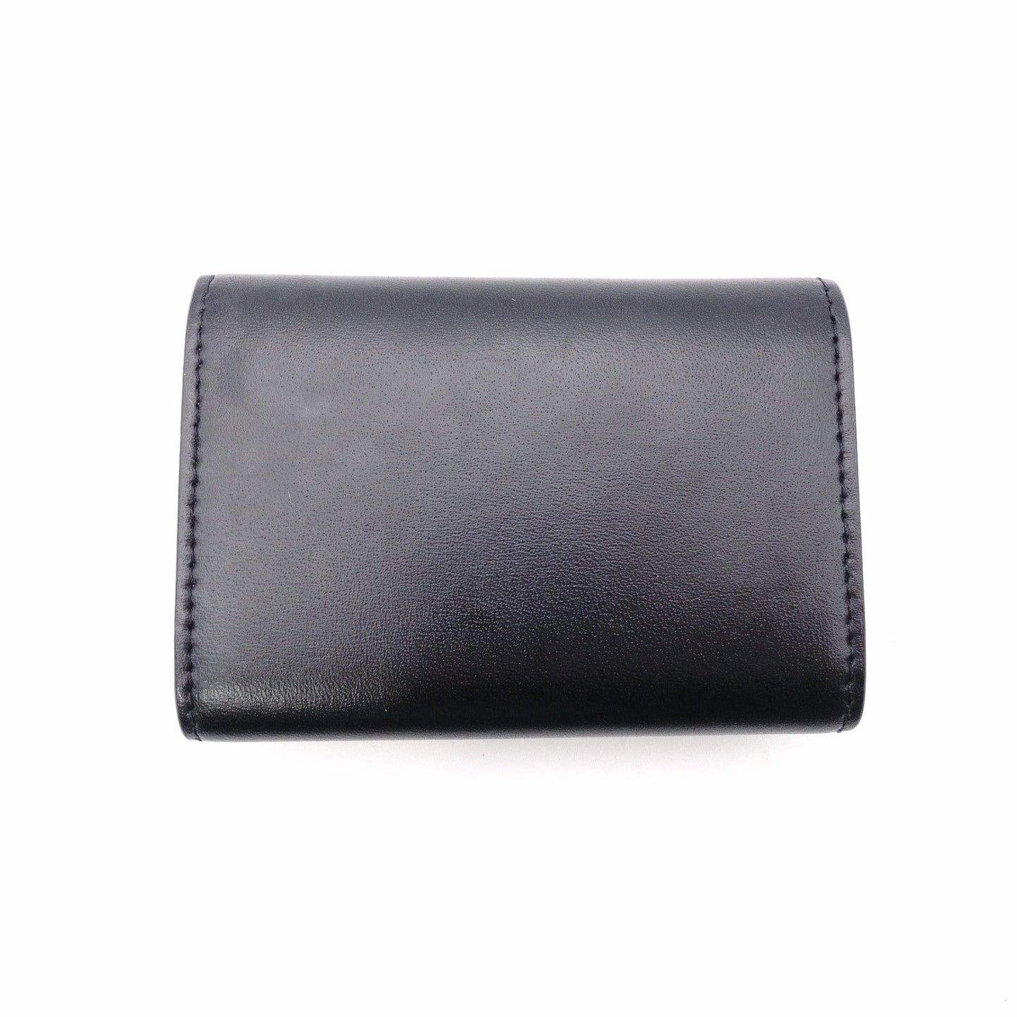 SAINT LAURENT Cassandra Key Case, Leather, Black, YSL, Keys, Matte Black