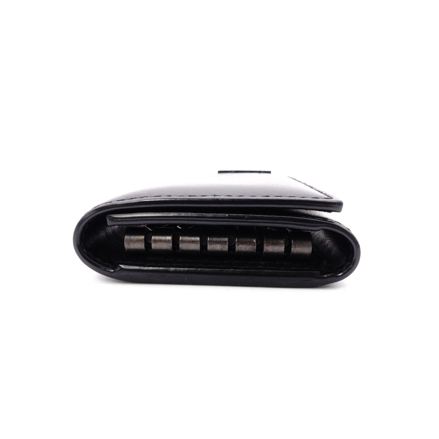 SAINT LAURENT Cassandra Key Case, Leather, Black, YSL, Keys, Matte Black