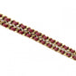 CHANEL Chain Wallet Shoulder Bag, Leather, Red, Gold Hardware