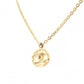 CHANEL Necklace, Logo, Gold CC Mark, Vintage, Plated