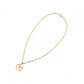 CHANEL Necklace, Logo, Gold CC Mark, Vintage, Plated