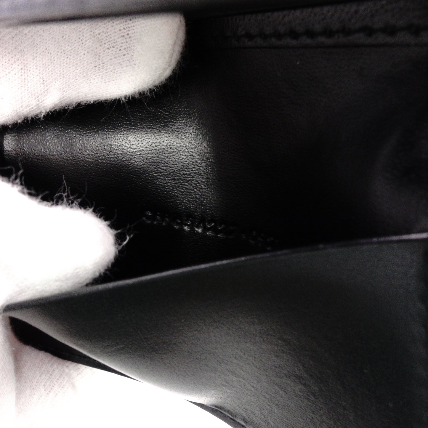 SAINT LAURENT Cassandra Key Case, Leather, Black, YSL, Keys, Matte Black