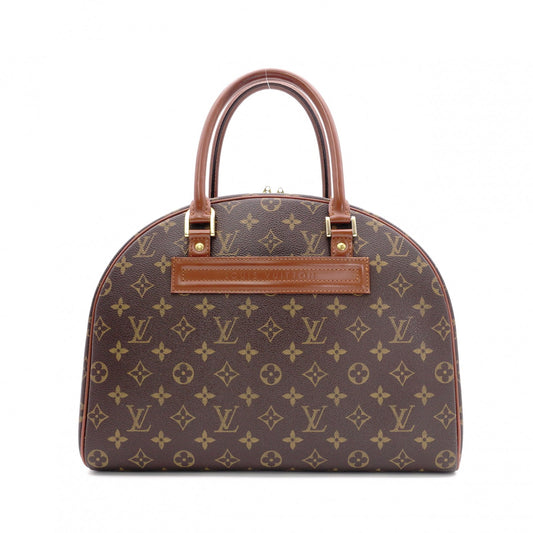 LOUIS VUITTON Norita Monogram Canvas Handbag with PVC Leather Accents in Brown Tones