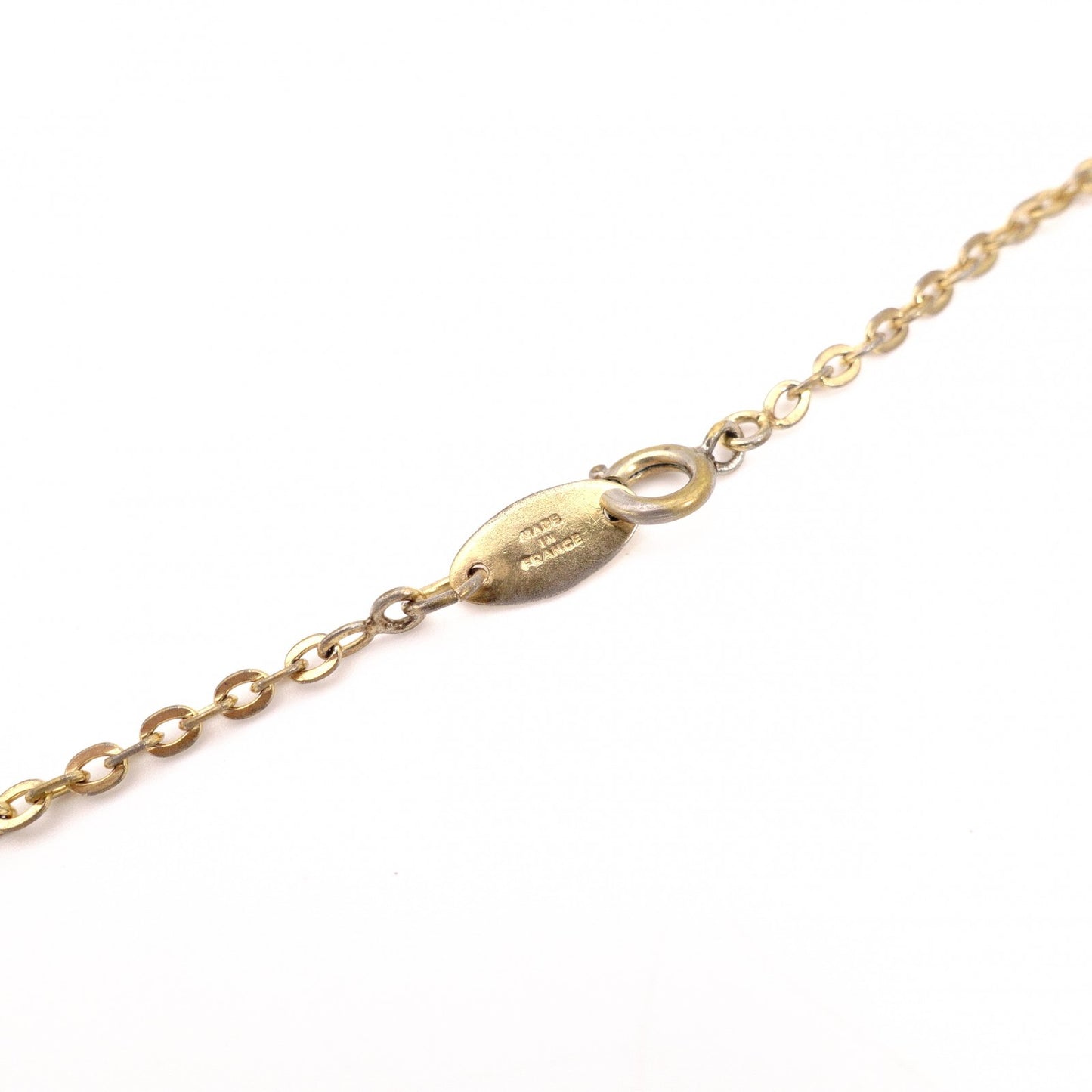 CHANEL Necklace, Logo, Gold CC Mark, Vintage, Plated