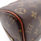 LOUIS VUITTON Norita Monogram Canvas Handbag with PVC Leather Accents in Brown Tones