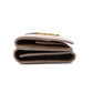 SAINT LAURENT Cassandra Tri-Fold Wallet, Leather, Beige, YSL Gold Hardware