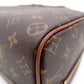 LOUIS VUITTON Norita Monogram Canvas Handbag with PVC Leather Accents in Brown Tones