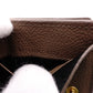 SAINT LAURENT Cassandra Tri-Fold Wallet, Leather, Beige, YSL Gold Hardware