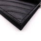 SAINT LAURENT Cassandra Shoulder Bag, Leather, Black, YSL, Silver Hardware, Crossbody, Logo