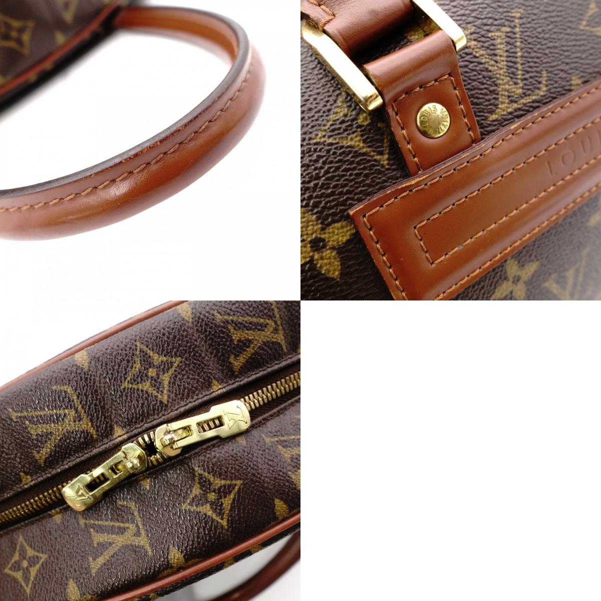 LOUIS VUITTON Norita Monogram Canvas Handbag with PVC Leather Accents in Brown Tones