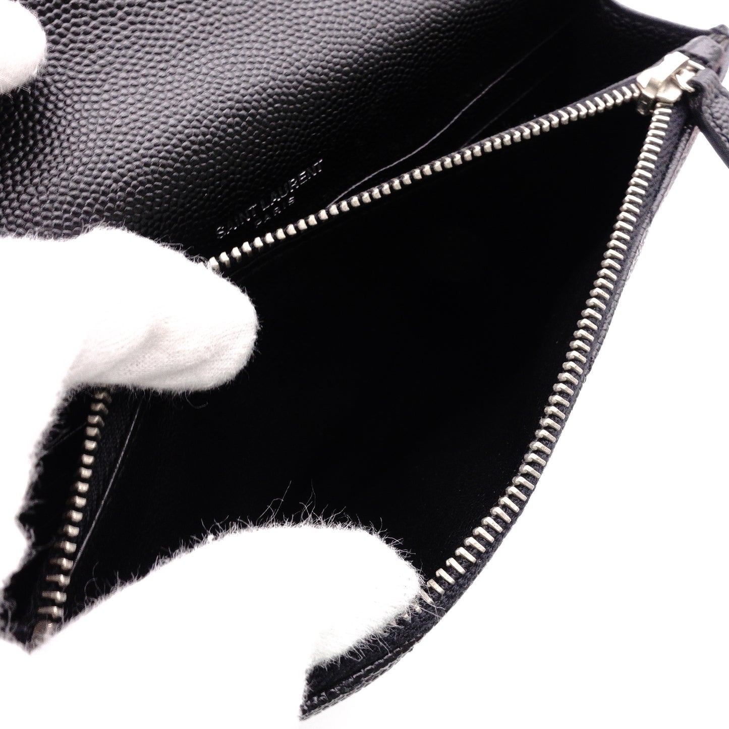 SAINT LAURENT Cassandra Shoulder Bag, Leather, Black, YSL, Silver Hardware, Crossbody, Logo