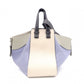 LOEWE Hammock Handbag, Leather, Beige, Purple, Multicolor, 2-Way