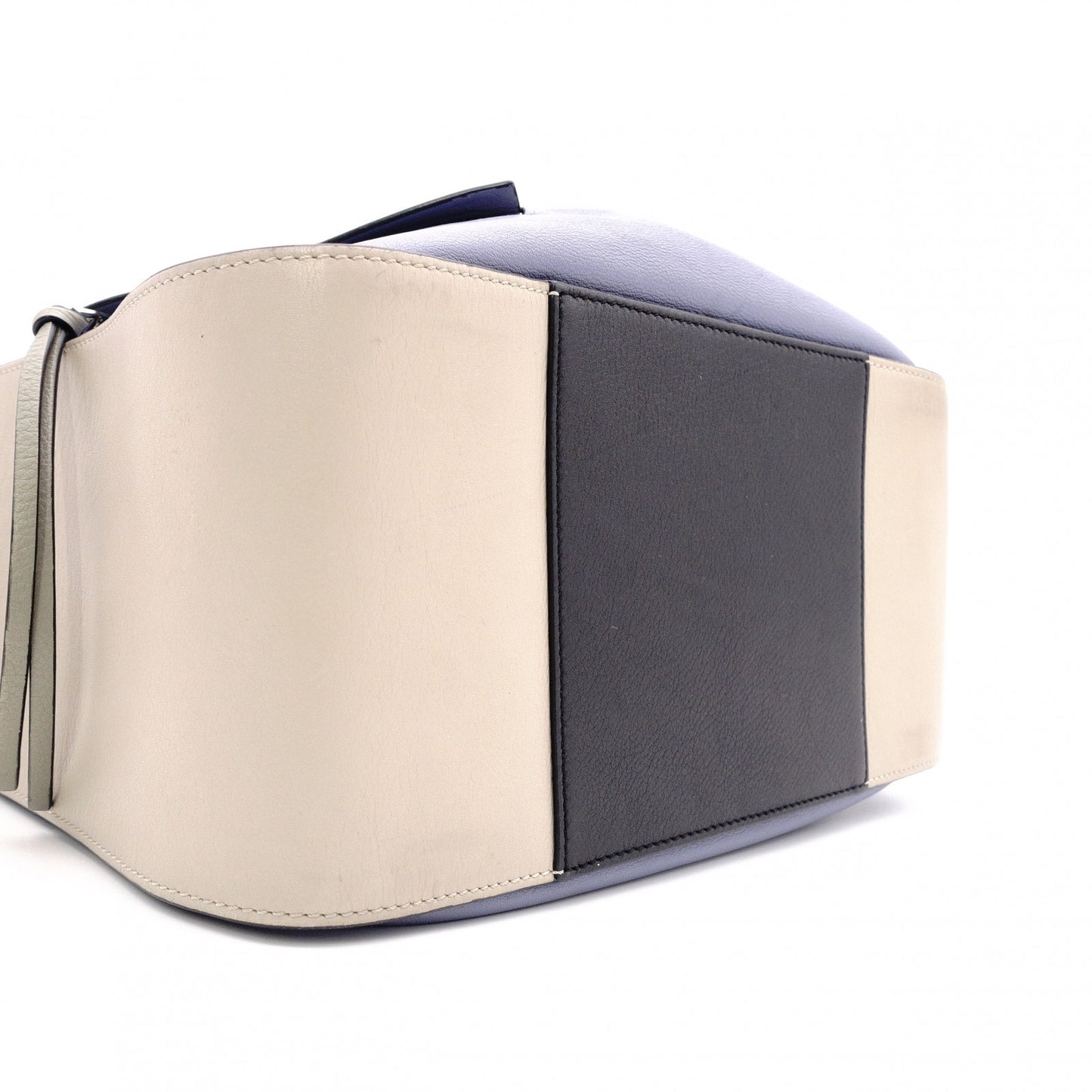 LOEWE Hammock Handbag, Leather, Beige, Purple, Multicolor, 2-Way