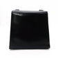 Salvatore Ferragamo Gancini Handbag, Leather, Black, 2-Way, Gold Hardware