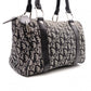 Christian Dior Mini Boston Trotter Handbag, Canvas/Leather, Black, Vintage