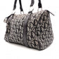 Christian Dior Mini Boston Trotter Handbag, Canvas/Leather, Black, Vintage
