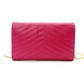 SAINT LAURENT Cassandra Shoulder Bag, Leather, Pink, YSL Gold Hardware, Crossbody