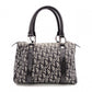 Christian Dior Mini Boston Trotter Handbag, Canvas/Leather, Black, Vintage