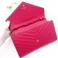 SAINT LAURENT Cassandra Shoulder Bag, Leather, Pink, YSL Gold Hardware, Crossbody