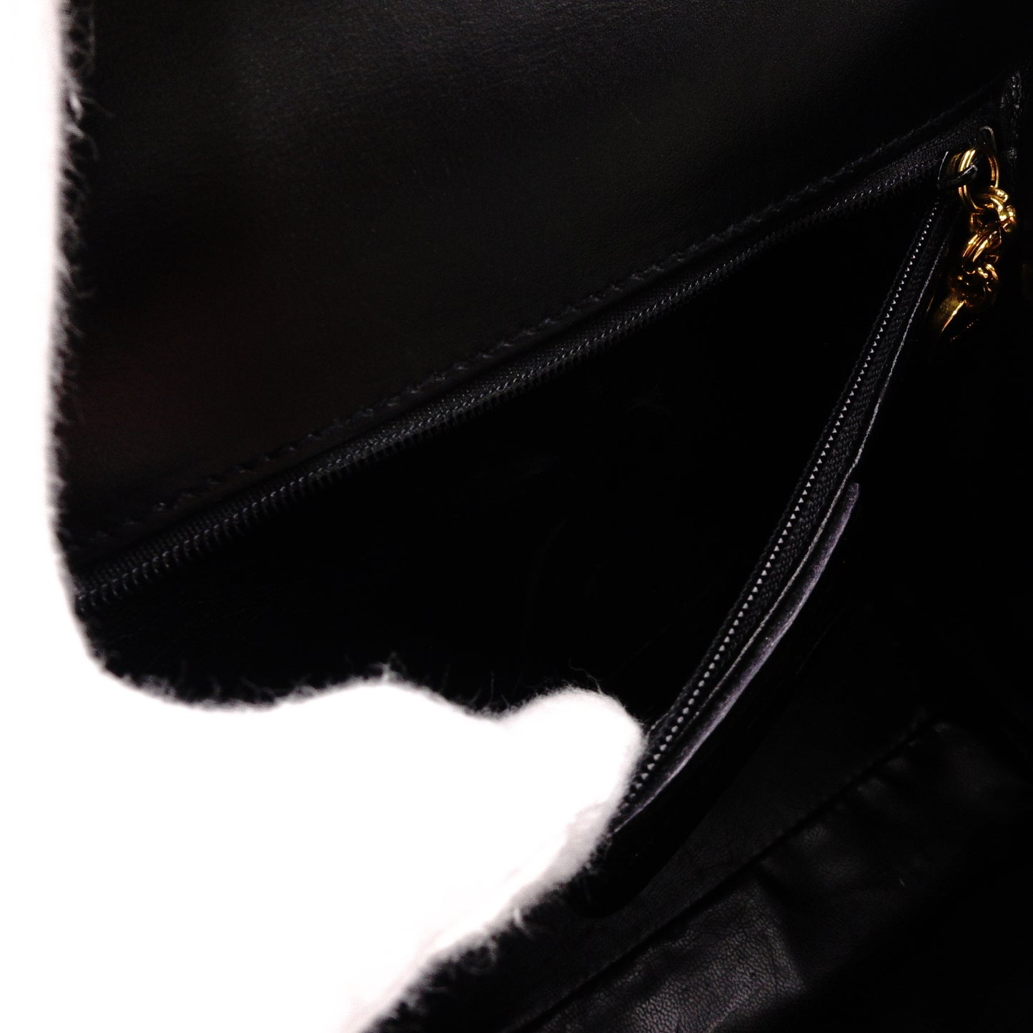 Salvatore Ferragamo Gancini Handbag, Leather, Black, 2-Way, Gold Hardware