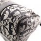 Christian Dior Mini Boston Trotter Handbag, Canvas/Leather, Black, Vintage