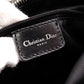 Christian Dior Mini Boston Trotter Handbag, Canvas/Leather, Black, Vintage