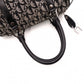 Christian Dior Mini Boston Trotter Handbag, Canvas/Leather, Black, Vintage