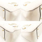 FENDI Handbag FF Tote White 2-Way Leather FF Logo Shoulder Gold Hardware R801649