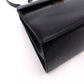 Salvatore Ferragamo Gancini Handbag, Black, 2-Way, Gold Hardware, Crossbody