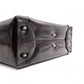 Christian Dior Marispare Handbag, Patent Leather, Black, 2-Way, Silver Hardware