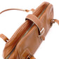 LOEWE Senda Shoulder Bag, Leather, Brown, Silver Hardware, Vintage