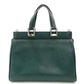 GUCCI ZUMI Small Handbag Leather Shoulder Bag Green 2way R8020113