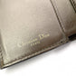 Dior Bifold Wallet, Leather, Metallic Gold, Gold Hardware
