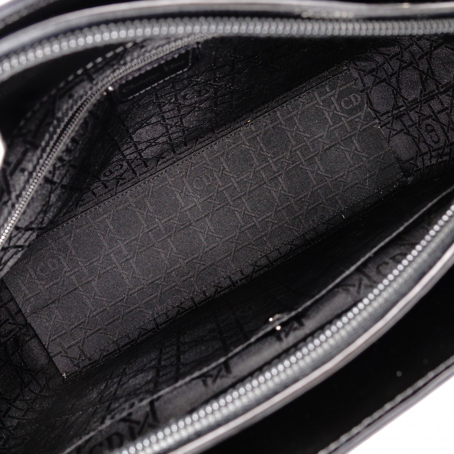 Christian Dior Marispare Handbag, Patent Leather, Black, 2-Way, Silver Hardware
