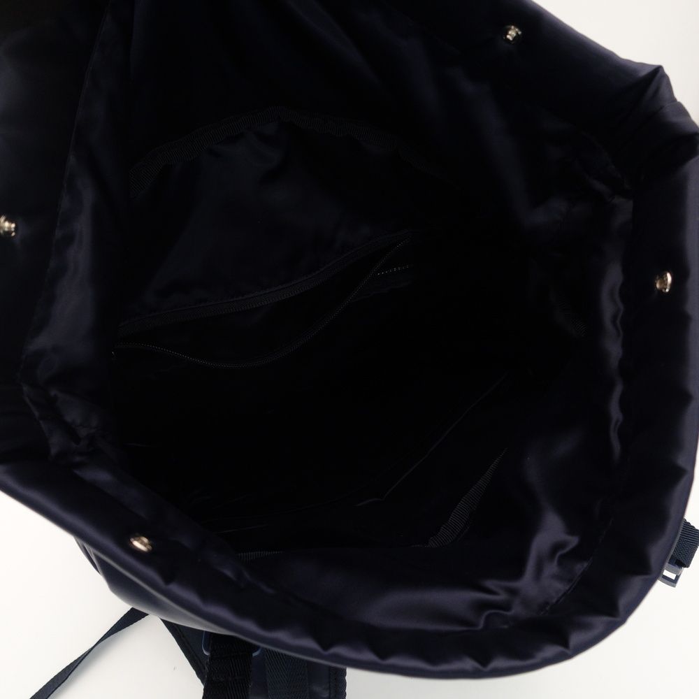 FENDI Backpack Navy Rucksack EONYL Nylon Men's FF Logo 7-10-101