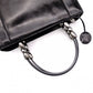 Christian Dior Marispare Handbag, Patent Leather, Black, 2-Way, Silver Hardware