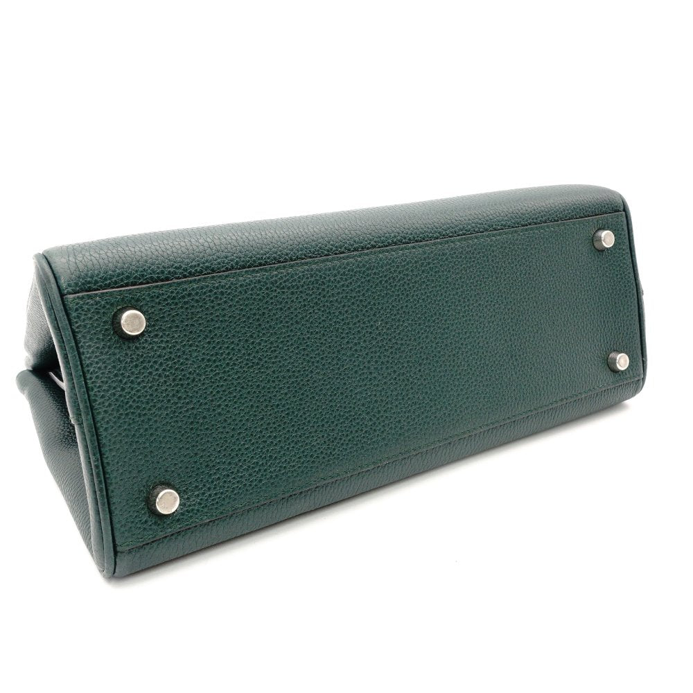 GUCCI ZUMI Small Handbag Leather Shoulder Bag Green 2way R8020113
