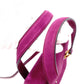Salvatore Ferragamo Gancini Handbag, Purple, Women's, 2-Way Crossbody, Gold Hardware