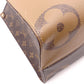 LOUIS VUITTON OTG MM On the Go Monogram Reverse Handbag, PVC/Leather, Brown, 2-Way