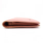 CHANEL Camellia Long Wallet, Leather, Pink, CC Logo, Silver Hardware