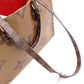 LOUIS VUITTON OTG MM On the Go Monogram Reverse Handbag, PVC/Leather, Brown, 2-Way